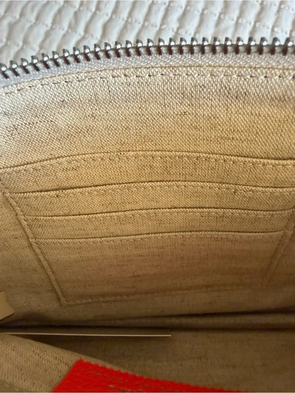 India Hicks Siesta Canvas Clutch Wristlet Zip Pouch Island Print Travel Bag